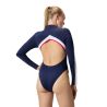Strój kąpielowy damski z długim rękawemSpeedo Ls Zip 1Pc
