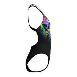 Strój kąpielowy damski Speedo Fl Placement Printed Powerback Af
