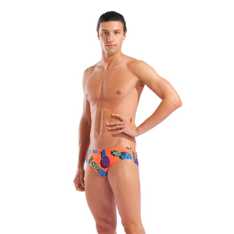 Kąpielówki męskie Arena Pineapples Swim Briefs