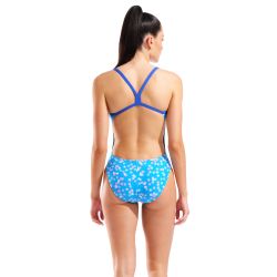 Strój kąpielowy damski Arena Flowers Swimsuit Challenge Back