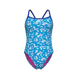 Strój kąpielowy damski Arena Flowers Swimsuit Challenge Back