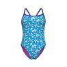 Strój kąpielowy damski Arena Flowers Swimsuit Challenge Back