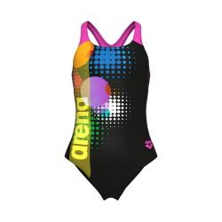 Strój kąpielowy dziewczęcy  Arena Dots Swimsuit Swim Pro Back