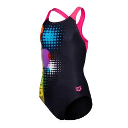 Strój kąpielowy dziewczęcy  Arena Dots Swimsuit Swim Pro Back
