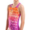 Strój kąpielowy dziewczęcy  Arena Multi Colours Swimsuit V Back