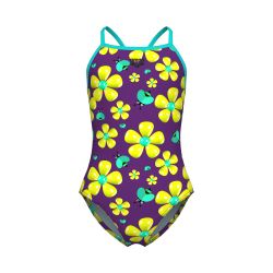 Strój kąpielowy dziewczęcy  Arena Spring Swimsuit Lightdrop Back