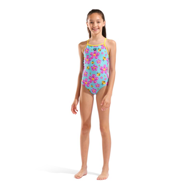 Strój kąpielowy dziewczęcy  Arena Spring Swimsuit Lightdrop Back