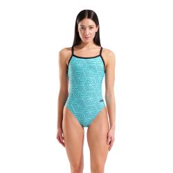 Strój kąpielowy damski Arena Allover Swimsuit Challenge Back