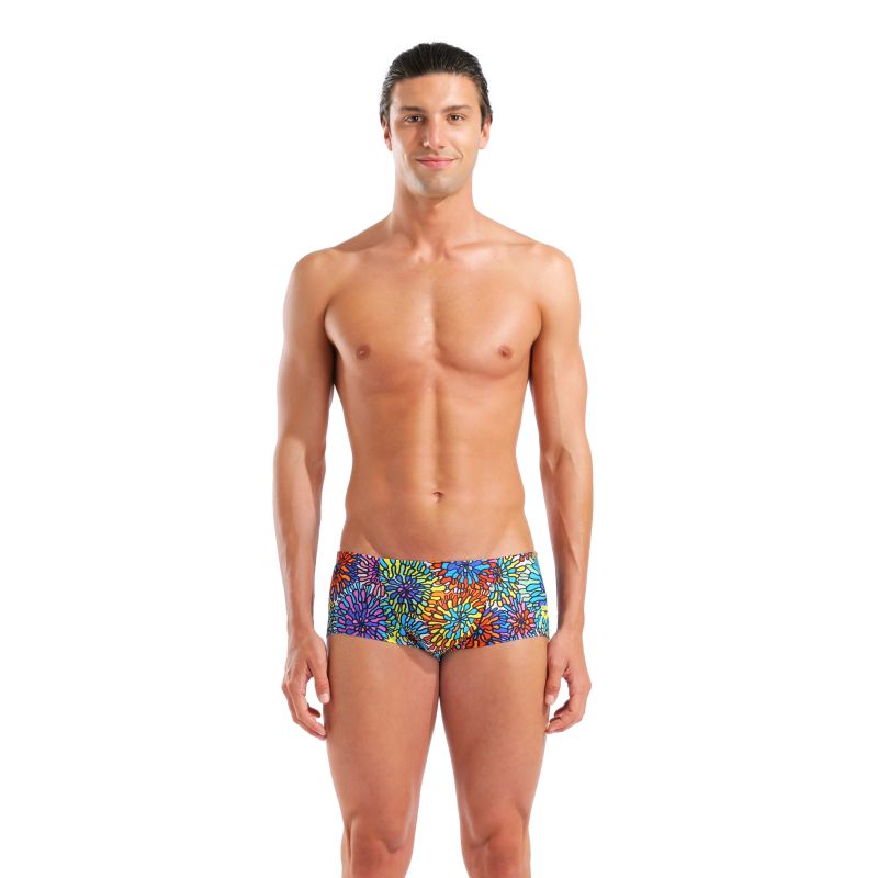 Spodenki kąpielowe męskie   Arena Garden Swim Low Waist Short