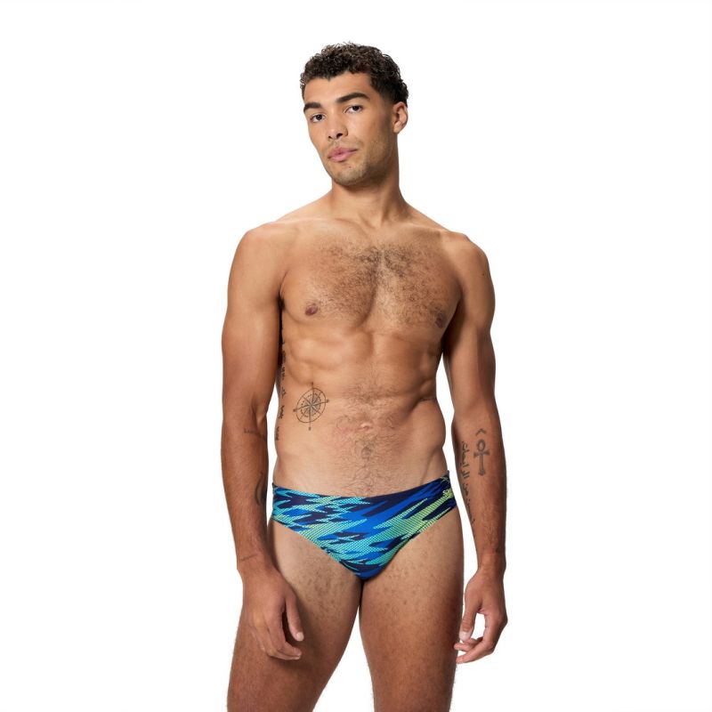 Kąpielówki męskieSpeedo Hyperboom Print Brief 2.5''