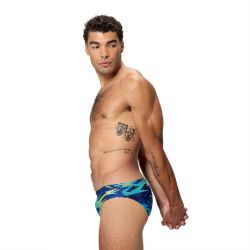 Kąpielówki męskieSpeedo Hyperboom Print Brief 2.5''