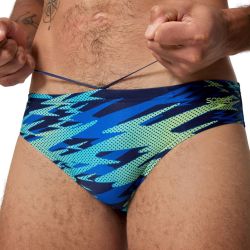 Kąpielówki męskieSpeedo Hyperboom Print Brief 2.5''