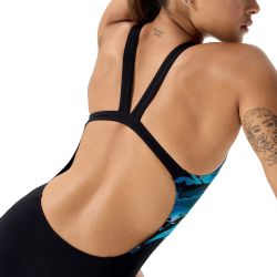 Strój kąpielowy damski  Speedo Fl Placement Prnt Leaderbk