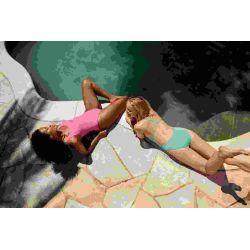 Strój kąpielowy damski  Speedo Fl Solid V-Back 2.0