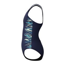 Strój startowy pływacki dziewczęcy Speedo Placement Muscleback