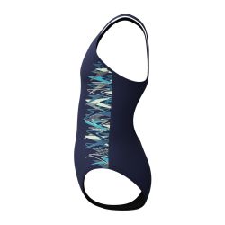 Strój startowy pływacki dziewczęcy Speedo Placement Muscleback