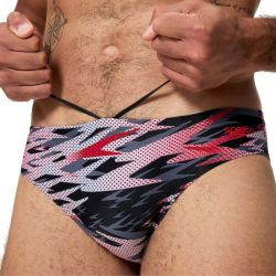 Kąpielówki męskie Speedo Hyperboom Print Brief 2.5''