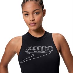 Strój kąpielowy damski Speedo End+ Logo Hydrasuit