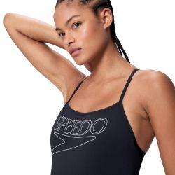 Strój kąpielowy damski Speedo End+ Logo Thin Strap