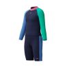 Strój kombinezon do wody dla dzieci Speedo L/S Clrblk Rash & Jmr Set
