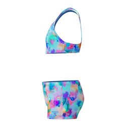 Strój kąpielowy dziewczęcy Speedo Print Racerback 2Pc