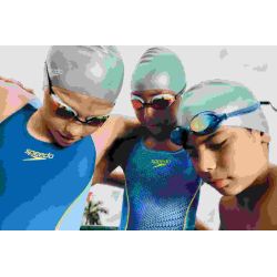 Strój startowy damski  Speedo Fs Hyperspark  Prt Opbk Kskn