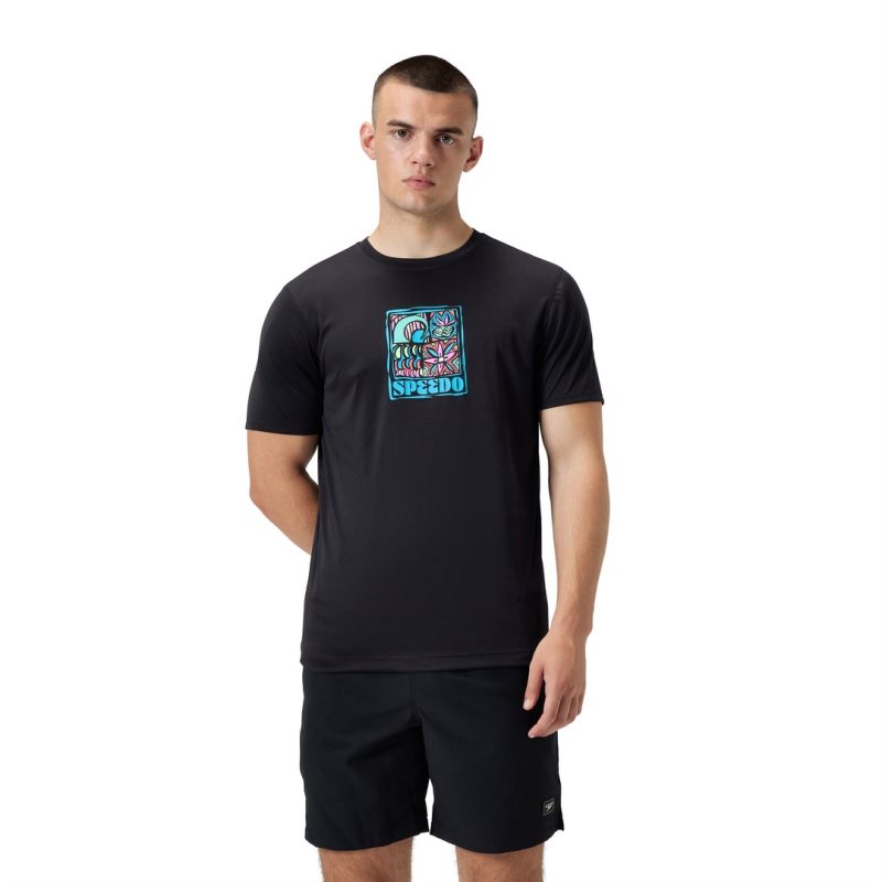 Koszulka Speedo S/S Graphic Swim Shirt