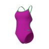 Strój kąpielowy damski Arena W Swimsuit Lace Back Solid