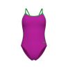 Strój kąpielowy damski Arena W Swimsuit Lace Back Solid