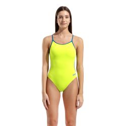 Strój kąpielowy damski Arena W Swimsuit Lace Back Solid