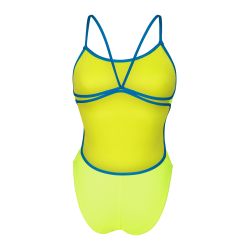 Strój kąpielowy damski Arena W Swimsuit Lace Back Solid