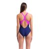Strój kąpielowy damski Arena Foliage Swim Msuit V Back Lb