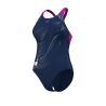 Strój kąpielowy damski Arena Foliage Swim Msuit V Back Lb