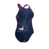 Strój kąpielowy damski Arena Foliage Swim Msuit V Back Lb