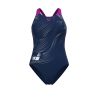 Strój kąpielowy damski Arena Foliage Swim Msuit V Back Lb