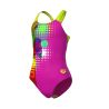 Strój kąpielowy dziewczęcy Arena Dots Swim Msuit Swim Pro Back