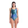 Strój kąpielowy damski Arena Peacock Swim Msuit Swim Pro Back
