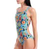 Strój kąpielowy damski Arena Fruits Swim Msuit Lace Plus Back
