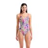 Strój kąpielowy damski Arena Paintinswim Msuit Lace Back