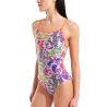 Strój kąpielowy damski Arena Paintinswim Msuit Lace Back