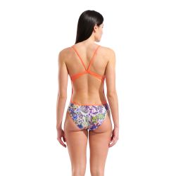 Strój kąpielowy damski Arena Paintinswim Msuit Lace Back