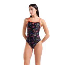 Strój kąpielowy damski Arena Flamingo Swim Msuit Challenge Back