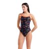 Strój kąpielowy damski Arena Flamingo Swim Msuit Challenge Back