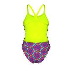 Strój kąpielowy damski Arena Floral Swim Msuit Challenge Back