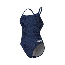 Strój kąpielowy damski Arena Snakeskin Swim Msuit Challengeback