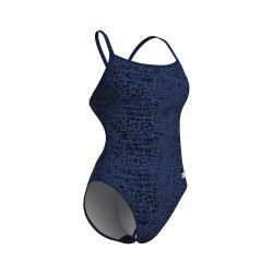 Strój kąpielowy damski Arena Snakeskin Swim Msuit Challengeback