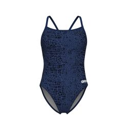 Strój kąpielowy damski Arena Snakeskin Swim Msuit Challengeback