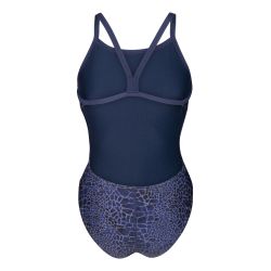 Strój kąpielowy damski Arena Snakeskin Swim Msuit Challengeback