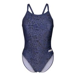 Strój kąpielowy damski Arena Snakeskin Swim Msuit Challengeback
