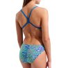 Strój kąpielowy damski Arena Snakeskin Swim Msuit Challengeback